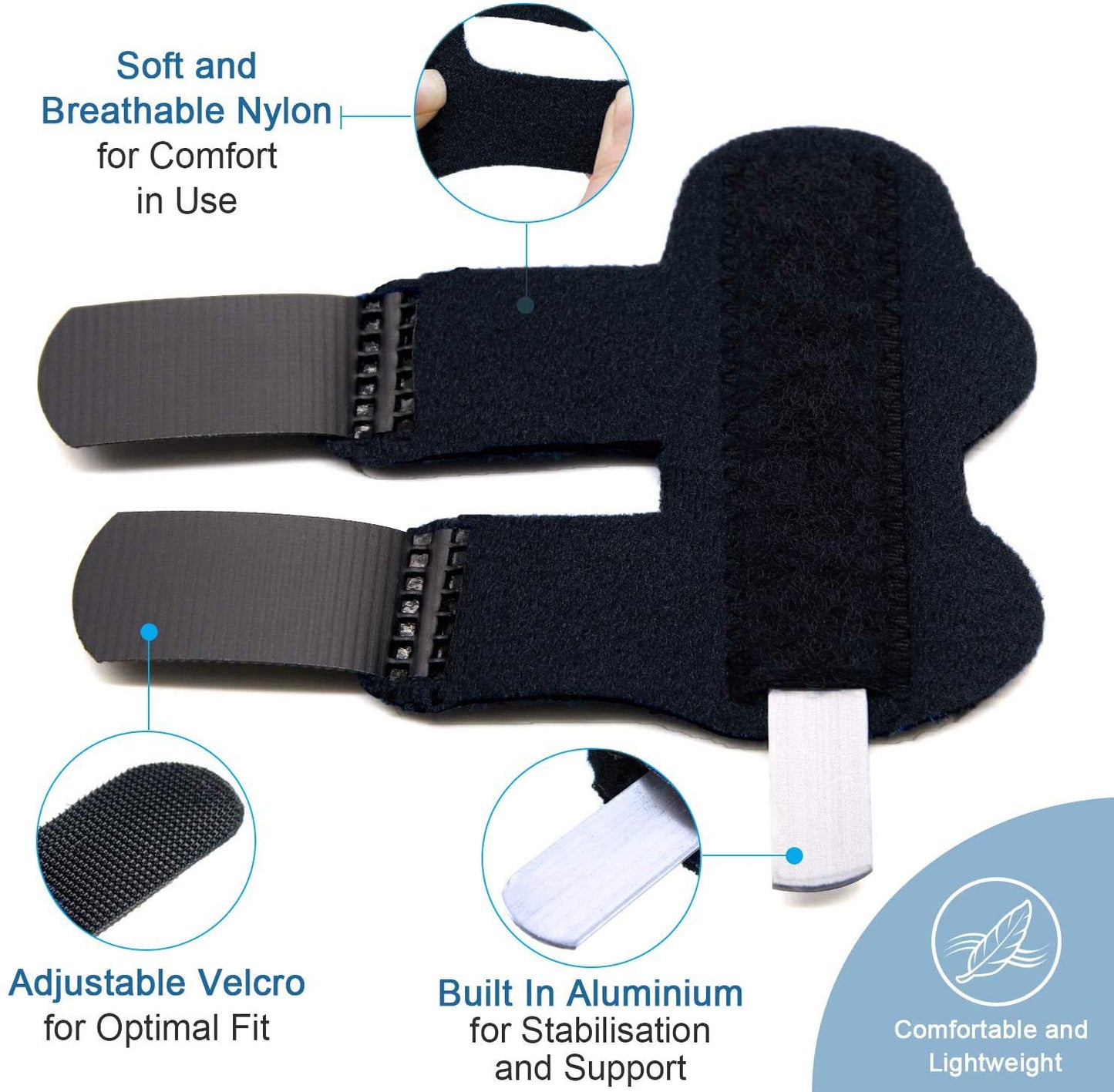 Trigger Finger Splint – Aluminum Brace for Arthritis & Tendonitis