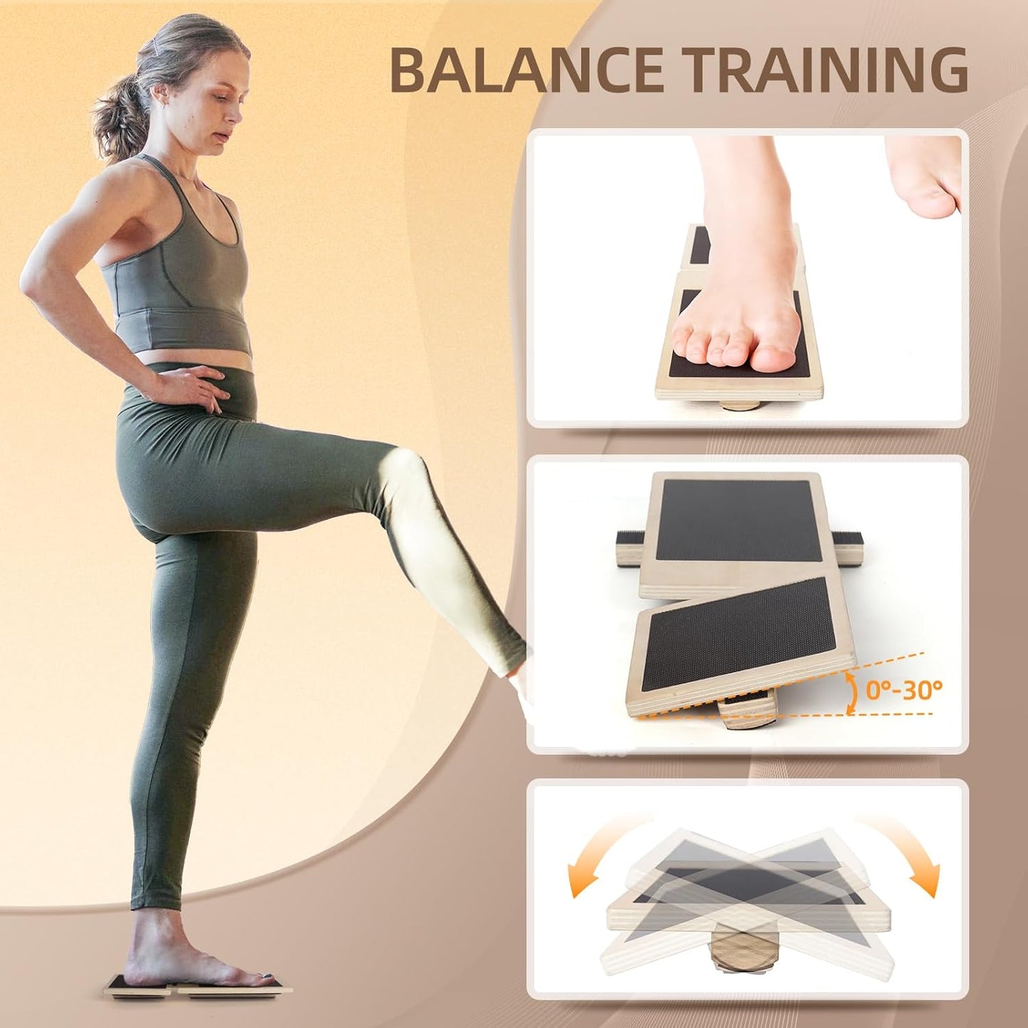 Foot Balance Board – Ankle Rehab & Plantar Fasciitis Exercise