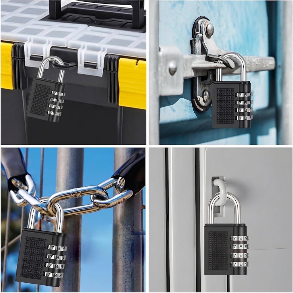 Small Size Portable Lock Luggage Locker Lock Premium Zinc Alloy Combination Padlock