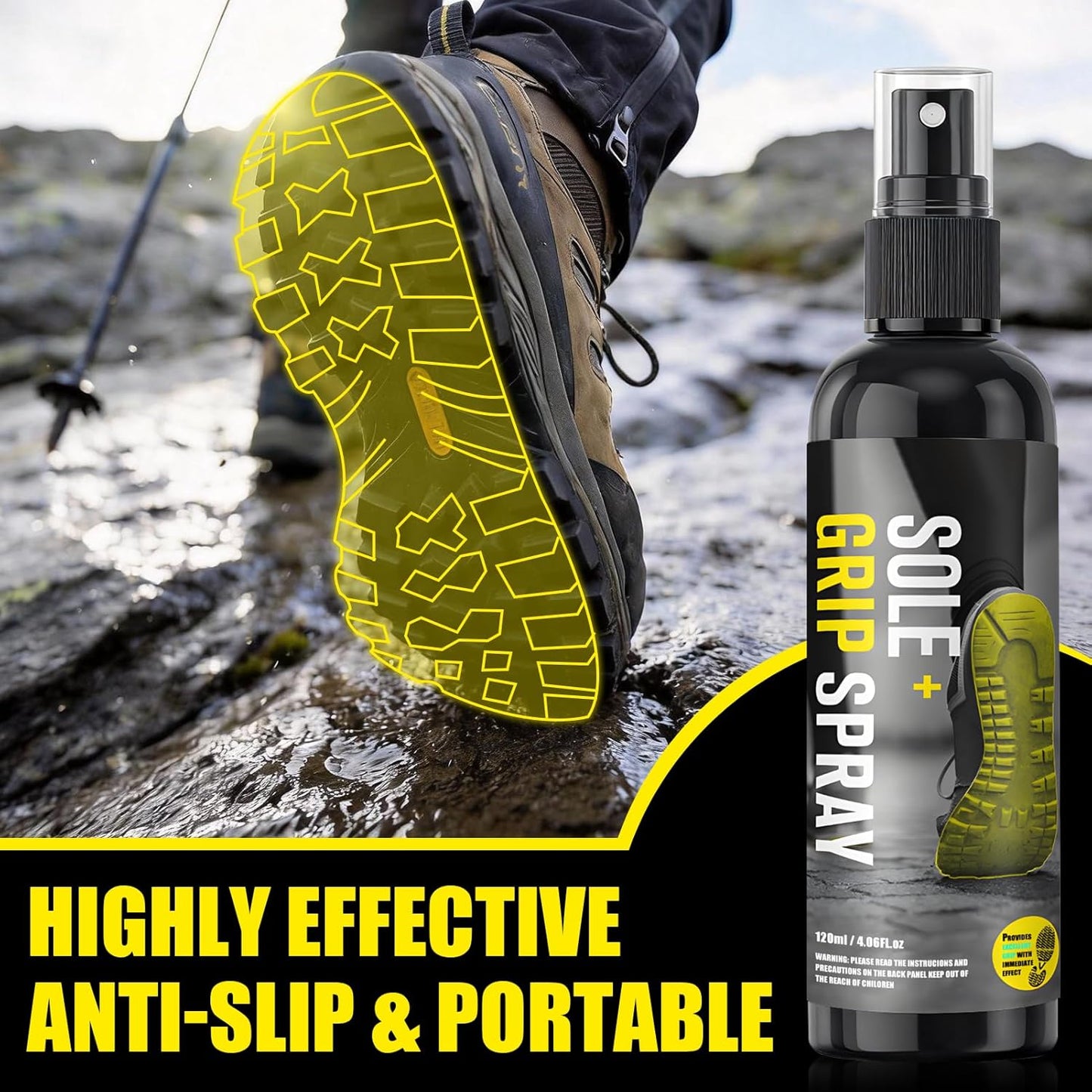 Elite Shoe Grip Spray – Nano-Particle Traction Booster for Basketball & Sports Shoes