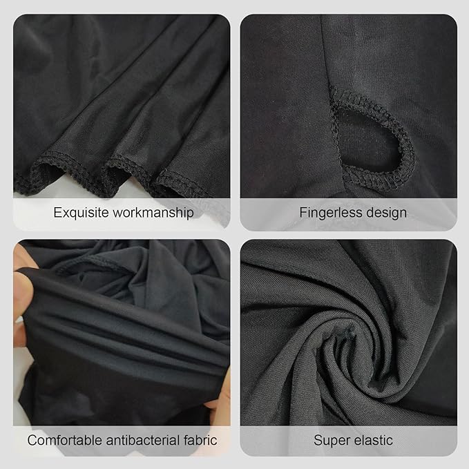 Anti-UV Cooling Shawl Arm Sleeves – 360° Sun Protection Shrug with Finger Holes