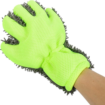 Microfiber Wash Glove | Multi-Function Car & Motorcycle Detailing Mitt
