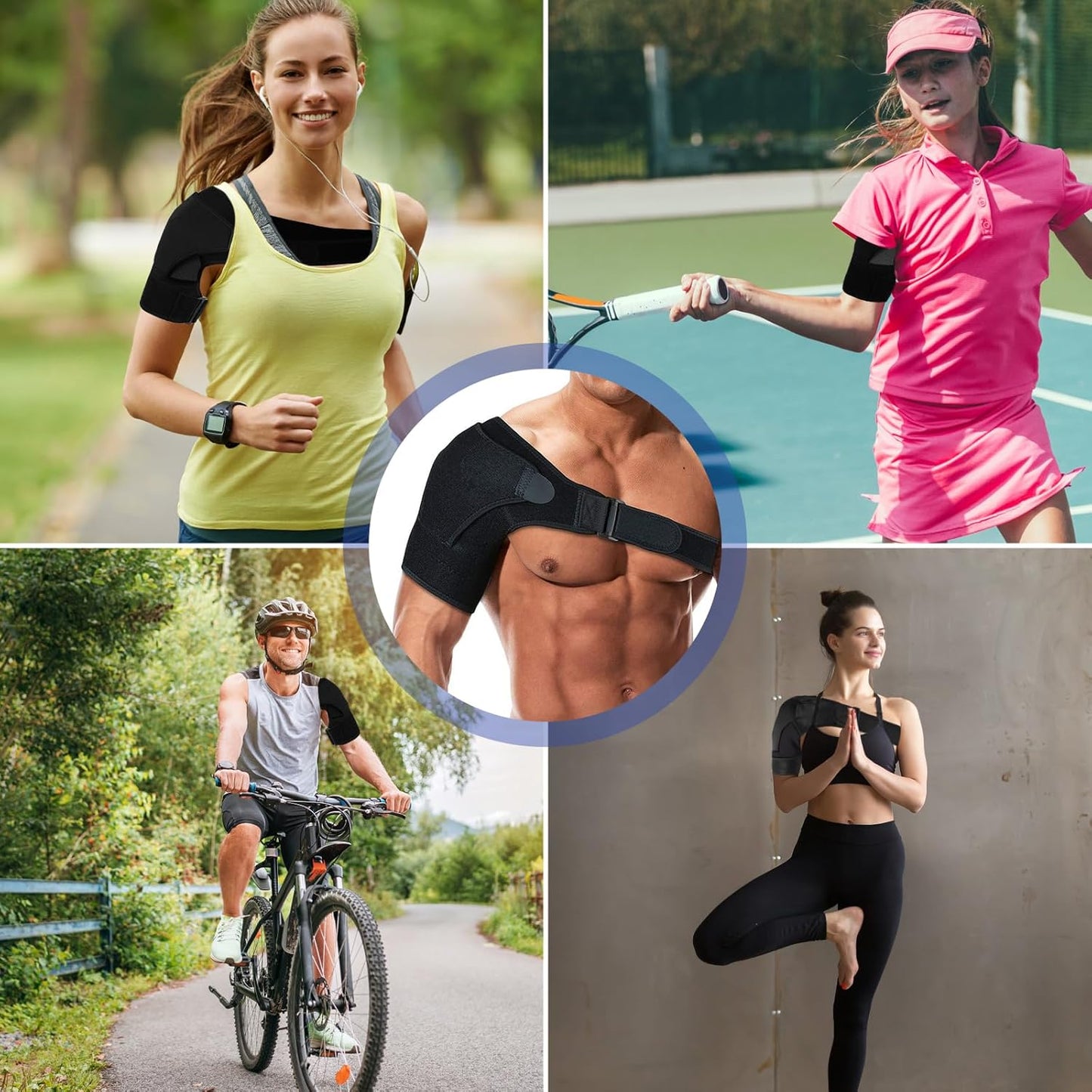 Adjustable Shoulder Support Brace – Medical-Grade Compression Pad