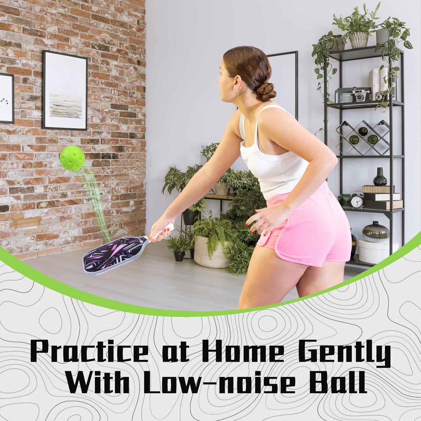 T2P Silent Foam Pickleball Balls | Quiet Practice Balls for Indoor Training | 60dB Low Noise HOA-Friendly Pickleballs