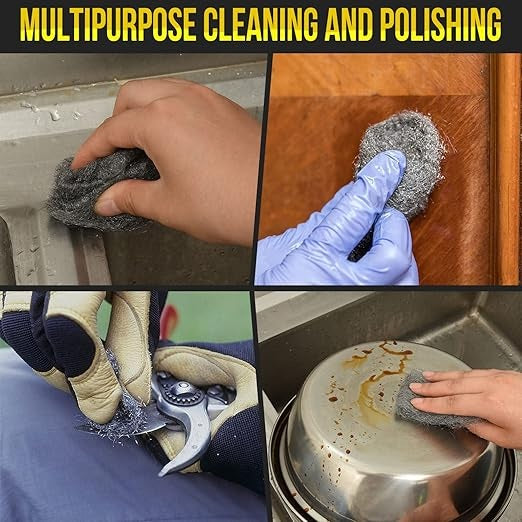 T2P #0000 Super Fine Steel Wool – Professional Polishing & Surface Restoration Pads