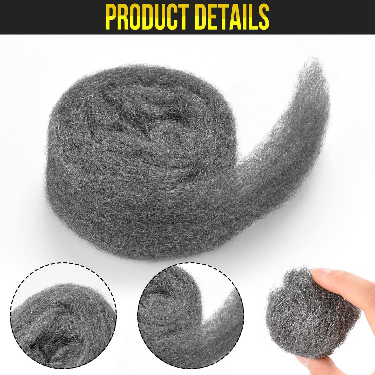 T2P #0000 Super Fine Steel Wool – Professional Polishing & Surface Restoration Pads
