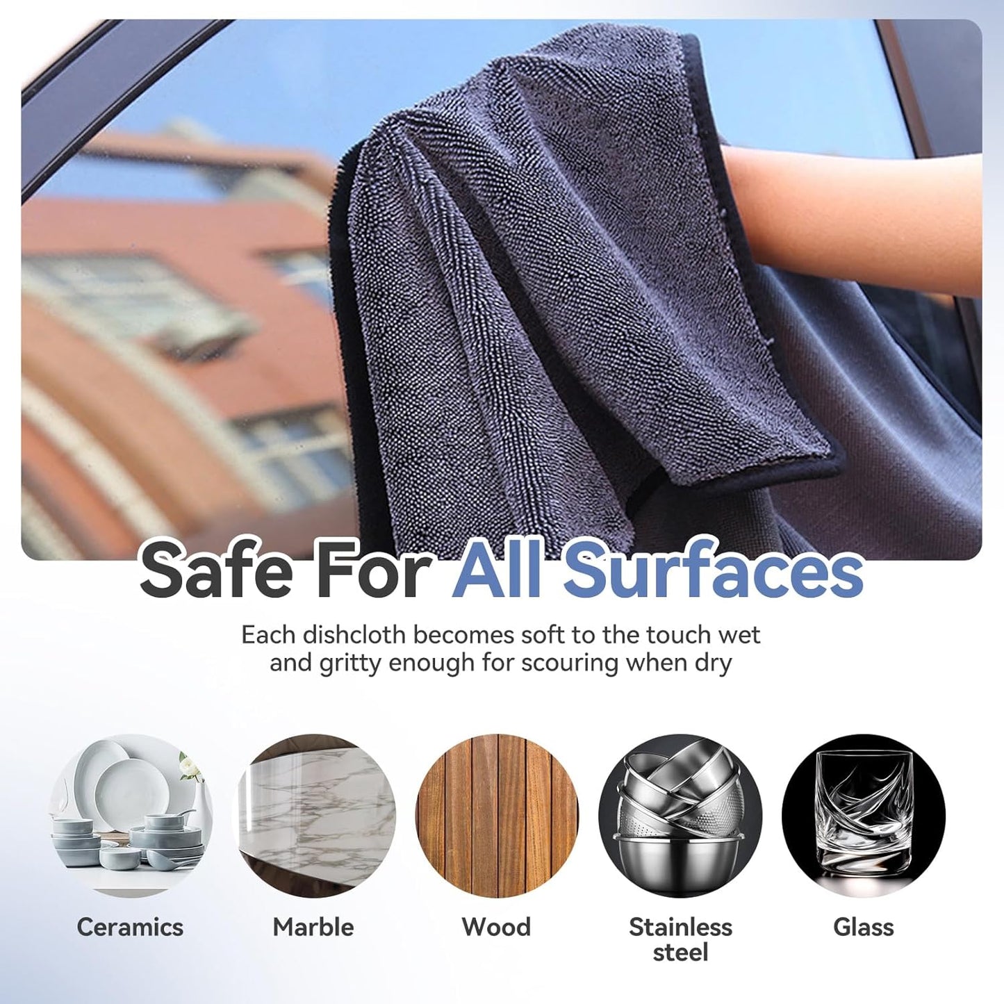 T2P Extra Large Absorbant Monster Microfibre Towel – Ultra Thick Professional Car Wash & Bike Detailing Drying Cloth
