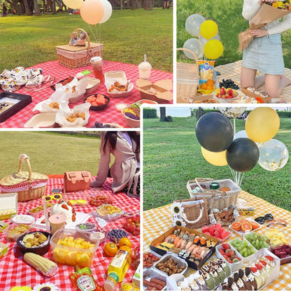 Large Waterproof Picnic Mat 200×200cm Leisure Sheet for 6-8 People Ultralight Foldable