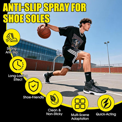 Elite Shoe Grip Spray – Nano-Particle Traction Booster for Basketball & Sports Shoes