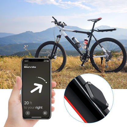 Stealth AirTag Bike Frame Mount | Anti-Theft GPS Tracker Holder with Security Screws