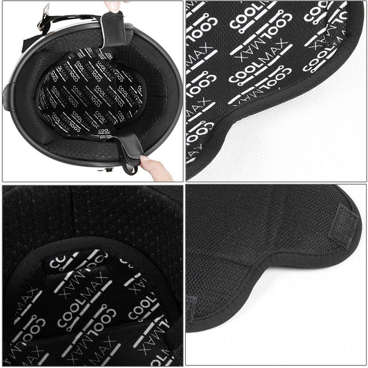 Coolmax Helmet Liner – Moisture-Wicking Breathable Padding