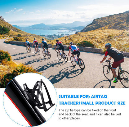 Stealth AirTag Bike Frame Mount | Anti-Theft GPS Tracker Holder with Security Screws