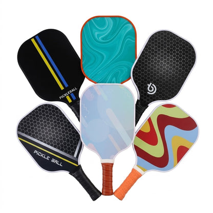 Beginners Elite Pickleball Paddle – 225g Lightweight Fiberglass Racquet with Noise-Reducing Honeycomb Core