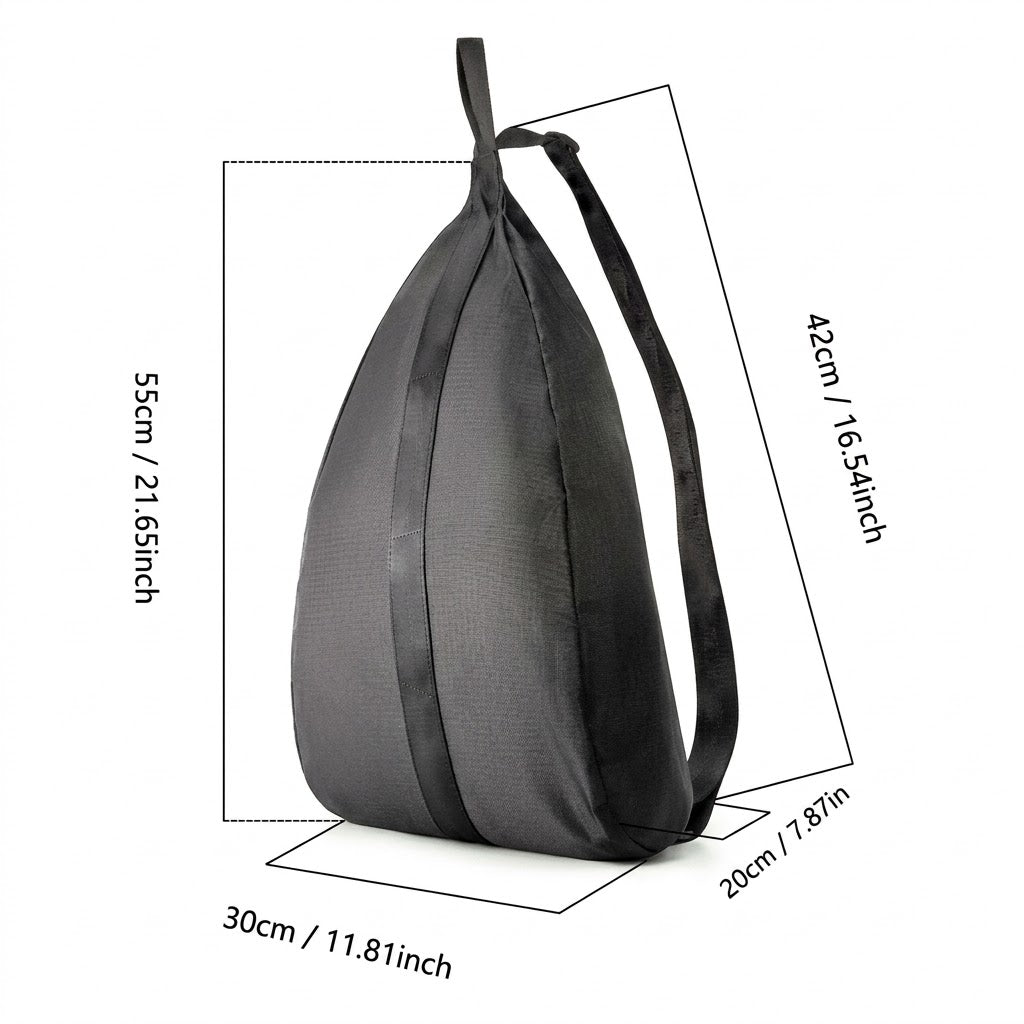 T2P Motorcycle Helmet Sling Bag 15L Large Capacity Reflective Riding Backpack