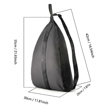 T2P Motorcycle Helmet Sling Bag 15L Large Capacity Reflective Riding Backpack