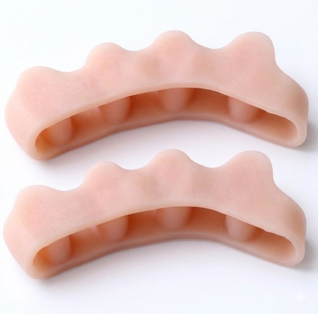 5-Toe Silicone Separator Pads – Orthopedic Bunion Corrector & Overlapping Toe Pain Relief