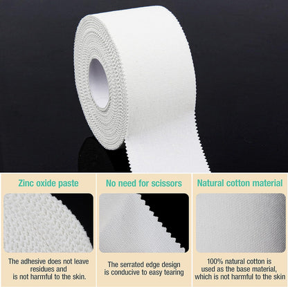Premium Athletic Sports Tape | Strong Adhesive & Easy-Tear Joint Support