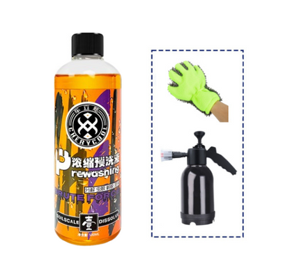 CHERRYCOOL Concentrated Pre-Wash Snow Foam (500ml) – Professional Anti-Scratch Car Wash | High-Cling Foam & Paint Protection