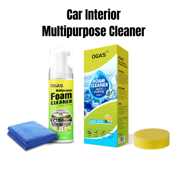 OGAS 150ml Multi-Purpose Interior Foam Cleaner – Multifunctional No-Rinse Stain Remover