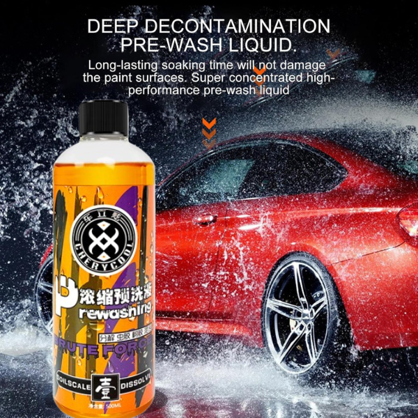CHERRYCOOL Concentrated Pre-Wash Snow Foam (500ml) – Professional Anti-Scratch Car Wash | High-Cling Foam & Paint Protection
