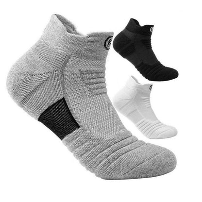 5 Pairs Elite Performance Sport Socks – Breathable Cushioned Athletic Socks for Running, Gym & Team Sports