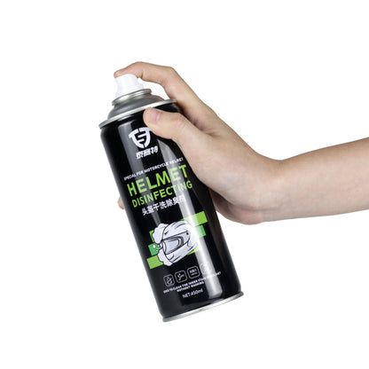 Waterless Foaming Helmet Cleaner (450ml) – Deep Clean & Deodorize Interior Liners, Shells & Visors | Instant Freshness for Riders