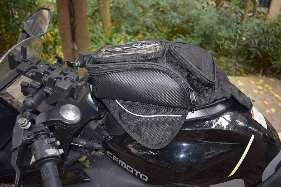 Magnetic Motorcycle Tank Bag – Heavy Duty Oxford with Phone Pocket