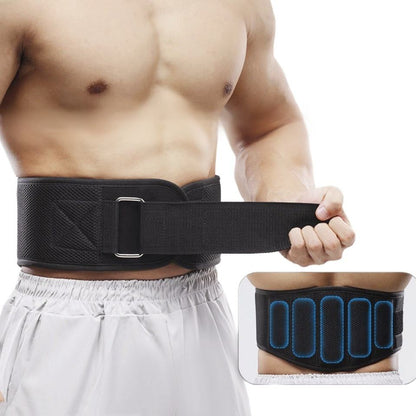 Weightlifting Gym Belt – Ergonomic Lumbar Support for Squats