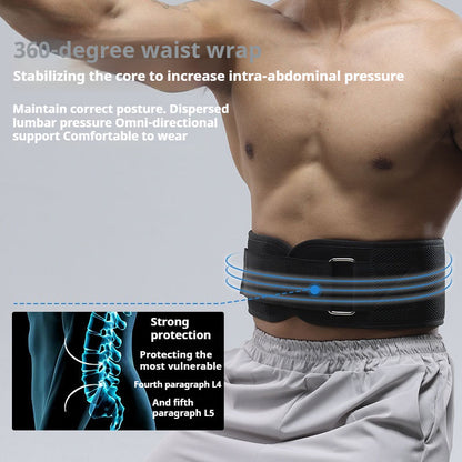 Weightlifting Gym Belt – Ergonomic Lumbar Support for Squats
