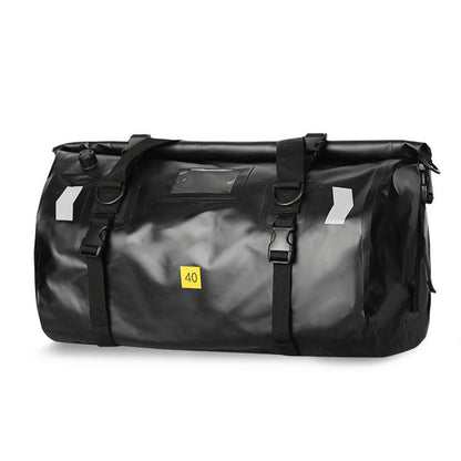 Adventure Waterproof Motorcycle Tail Bag – 40L/66L Heavy-Duty Tarpaulin Dry Duffle Bag for Touring