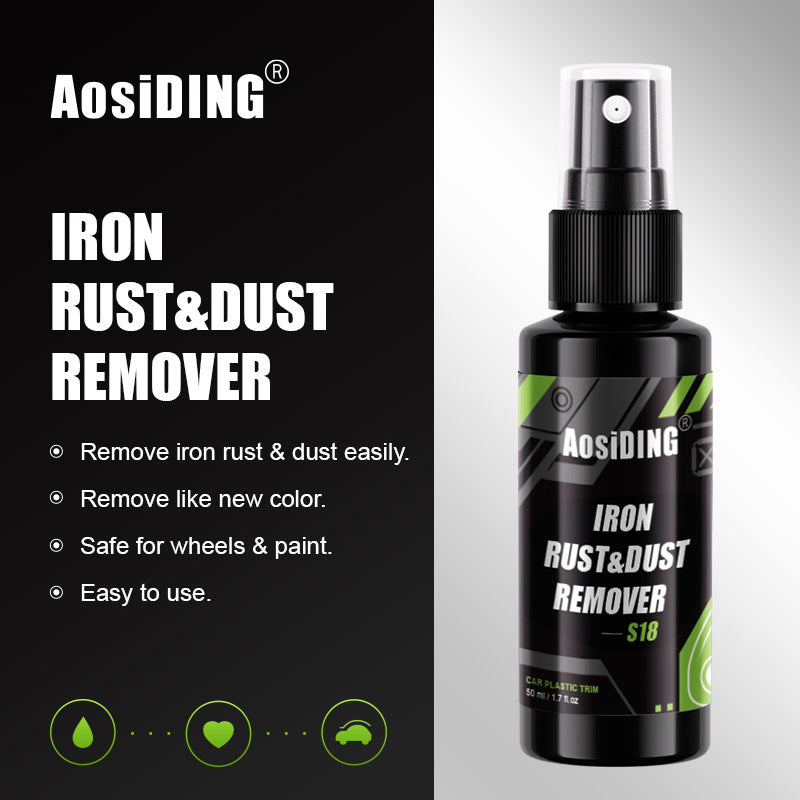 AosiDING Iron Remover Spray | Car Detailing Fallout and Rust Remover Kit for Brake Dust and Metal Contaminants