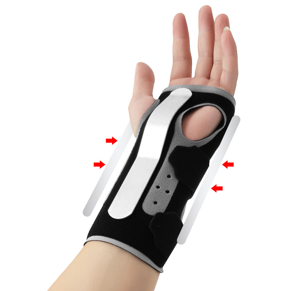 Breathable Wrist Brace - Carpal Tunnel & Night Sleep Support with Metal Splint