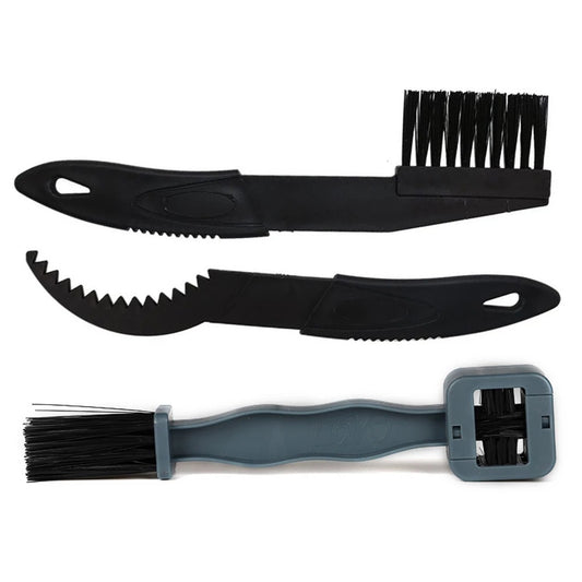 3-Piece Bicycle Chain Brush & Drivetrain Cleaning Kit – Professional Scrubber for Chains, Derailleurs & Gears