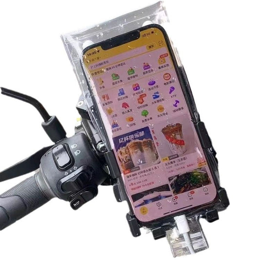 Waterproof Motorcycle Phone Pouch – Touchscreen PVC Case