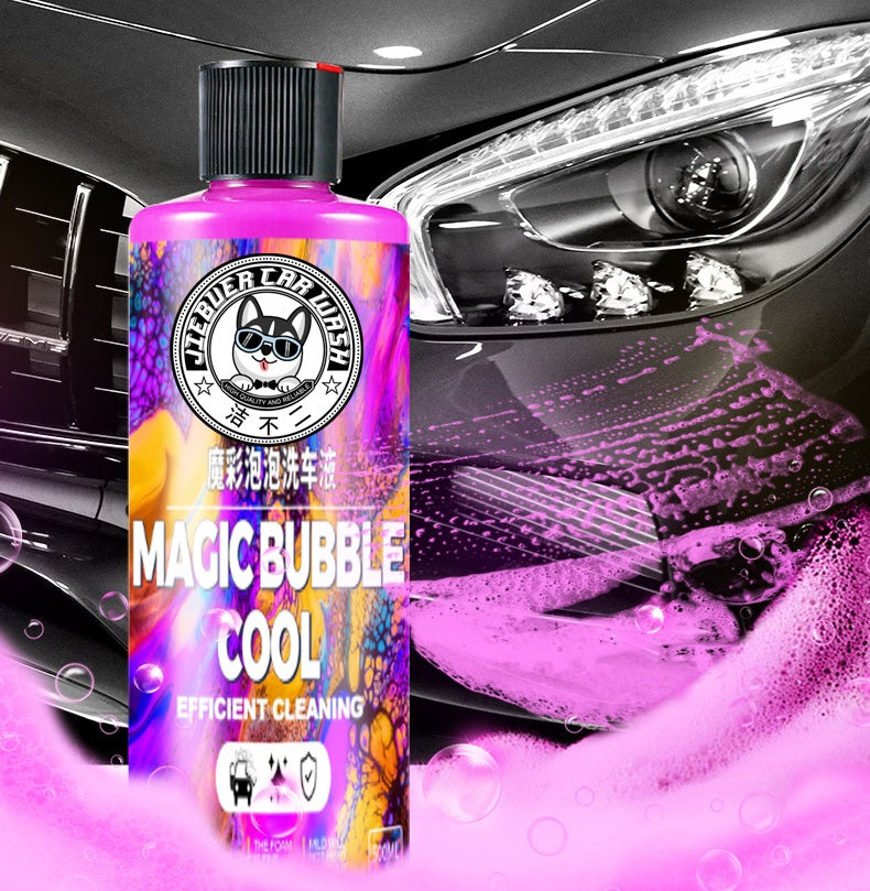JIEBUER Highly Concentrated Foaming Car Wash Shampoo – Premium Pink Ultra-Suds Soap with Cherry Fragrance (550ml)