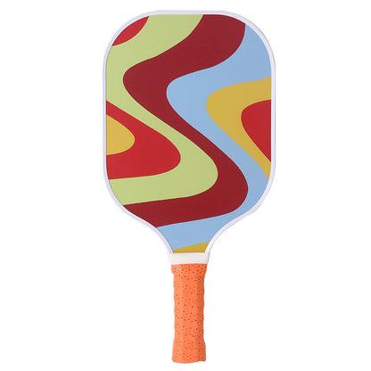 Beginners Elite Pickleball Paddle – 225g Lightweight Fiberglass Racquet with Noise-Reducing Honeycomb Core