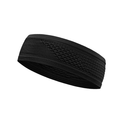 Sports Sweatband Wide Elastic Breathable Running Headband Gym Yoga Hairband Moisture Wicking