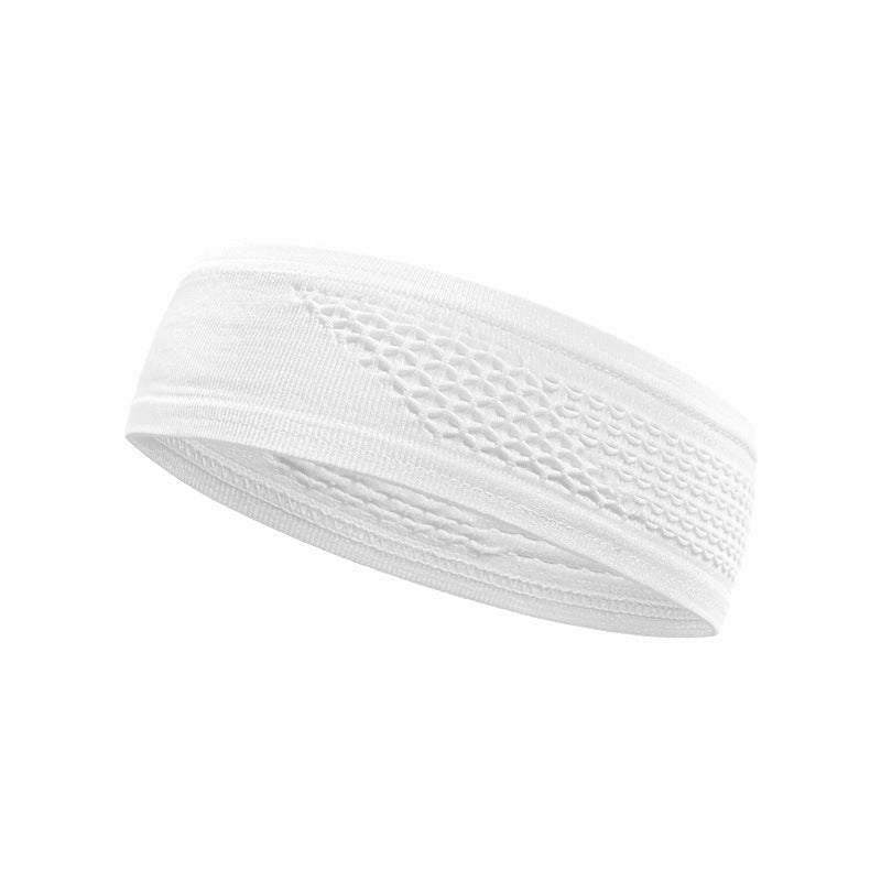 Sports Sweatband Wide Elastic Breathable Running Headband Gym Yoga Hairband Moisture Wicking