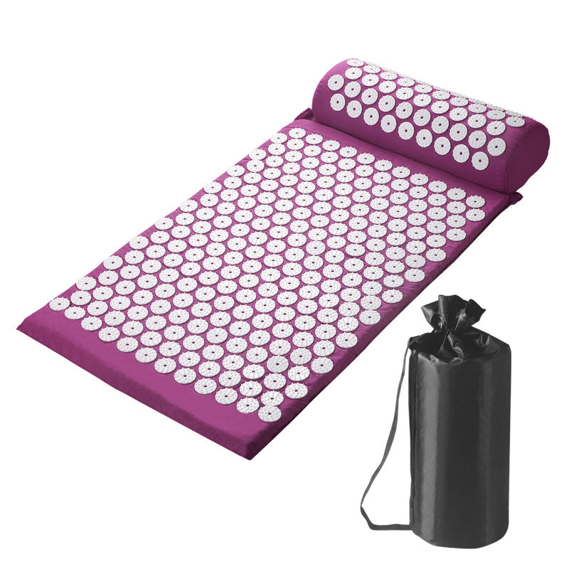 Premium Wellness Massage Mat & Pillow Set – High-Density Spike Yoga Mat for Body Relaxation & Muscle Tension Release