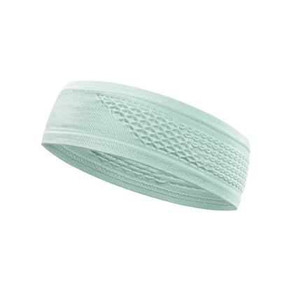 Sports Sweatband Wide Elastic Breathable Running Headband Gym Yoga Hairband Moisture Wicking