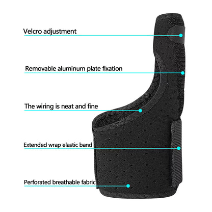 Adjustable Pinky Splint – Breathable Finger Support with Fixed Aluminum Plate