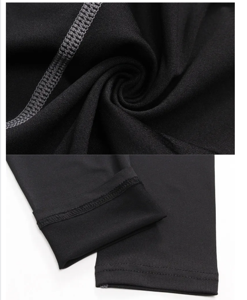 Thermal Compression Running Tights – Fleece-Lined Sports Leggings for Outdoor Performance
