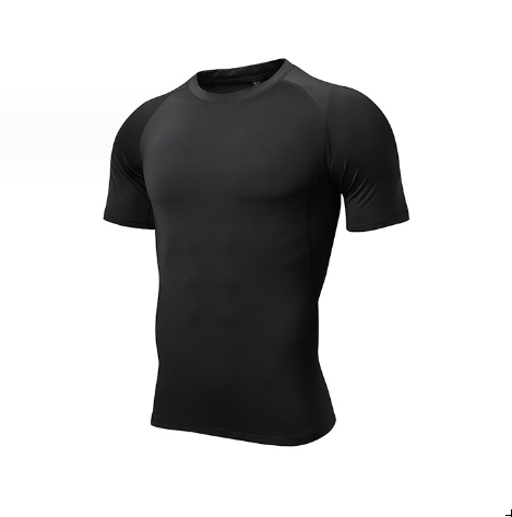 Men's Compression Short Sleeve Top – Lightweight Quick-Dry Base Layer for Fitness & Athletic Training