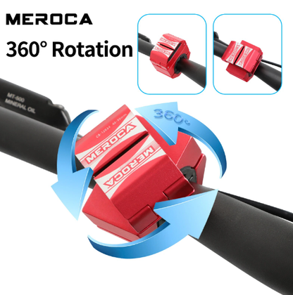 MEROCA Invisible Bicycle Phone Holder | Aluminum Alloy 360 Rotation Handlebar Mount for Bikes and Motorcycles