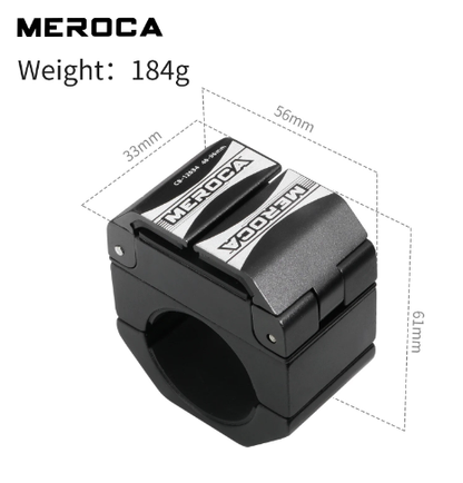 MEROCA Invisible Bicycle Phone Holder | Aluminum Alloy 360 Rotation Handlebar Mount for Bikes and Motorcycles