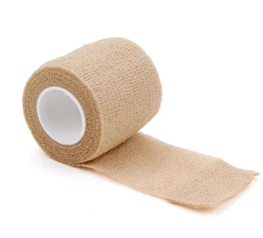 Self-Adhesive Cohesive Tape (Set of 5 Rolls) – High-Elasticity Athletic Wrap & Multi-Purpose Grip Tape