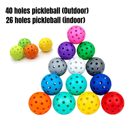 Longer Rally Pickleball Balls – Indoor & Outdoor (6-Pack)