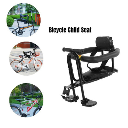 Front-Mounted Safe-View Child Bike Seat – Universal Fit for MTB & Folding Bikes