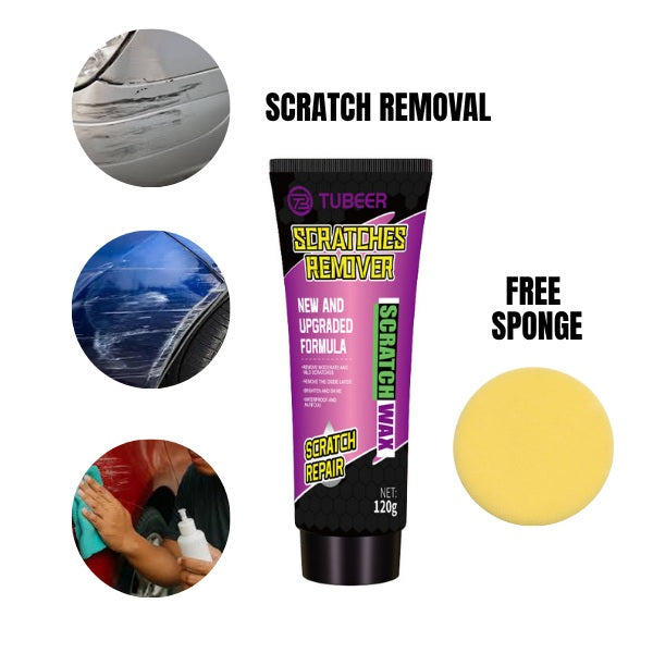 TUBEER 120g Car Scratch Remover – Intensive Shine, Swirl Repair & Water Repellent Shield