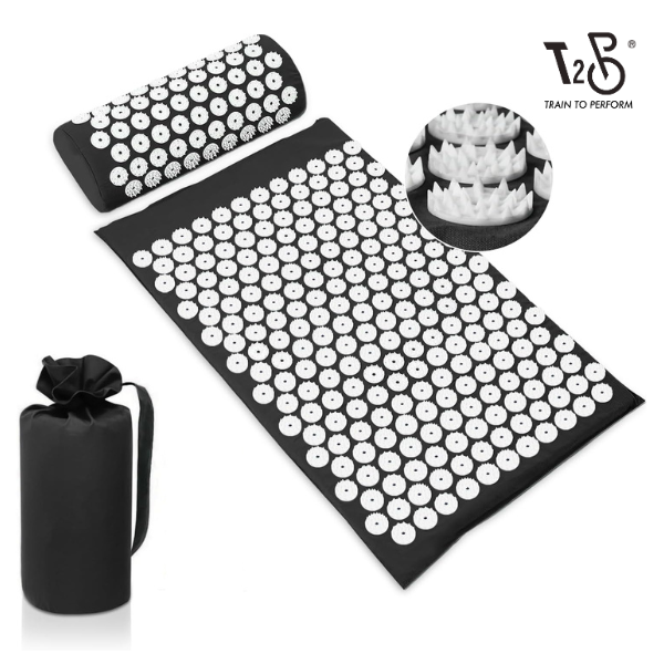 Premium Wellness Massage Mat & Pillow Set – High-Density Spike Yoga Mat for Body Relaxation & Muscle Tension Release